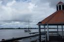 our first anchorage at Paramaribo , city